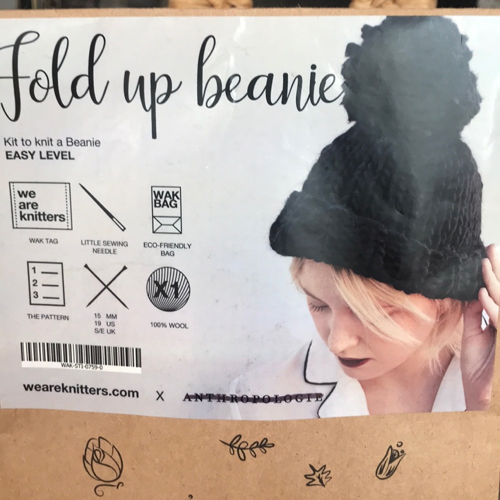 Anthropologie we are knitters hat kit new 🌟🌟 - Picture 2 of 5